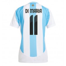 Argentina Angel Di Maria #11 Hjemmedrakt Kvinner Copa America 2024 Kortermet